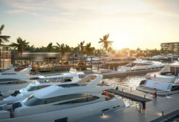 Hurricane Hole Superyacht Marina rendering