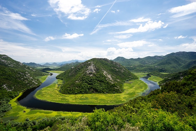 Skadar Lake in Montenegro